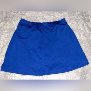 Vibrant Blue Skorts with Elastic Waistband